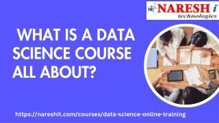 what is a data science course all about