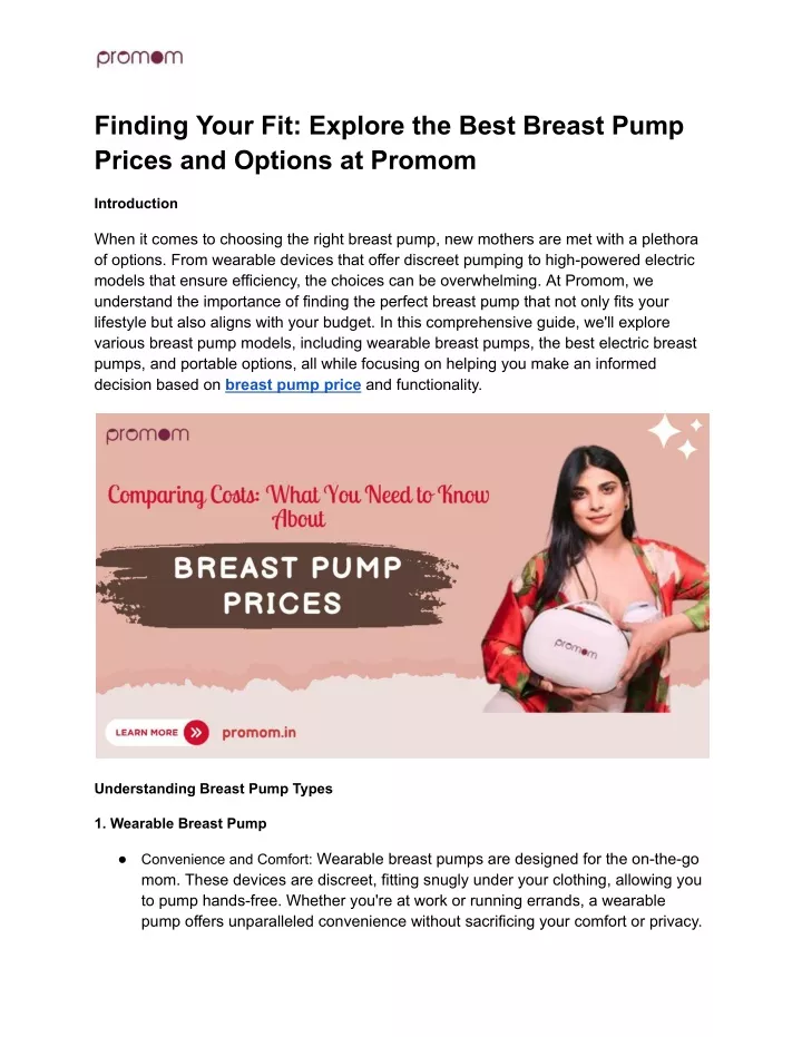 finding your fit explore the best breast pump