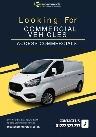 Your Ultimate Destination for Cars for Sale Essex: Access Commercial