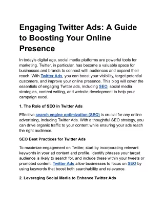 engaging twitter ads a guide to boosting your