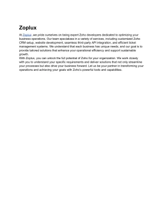 Zoplux