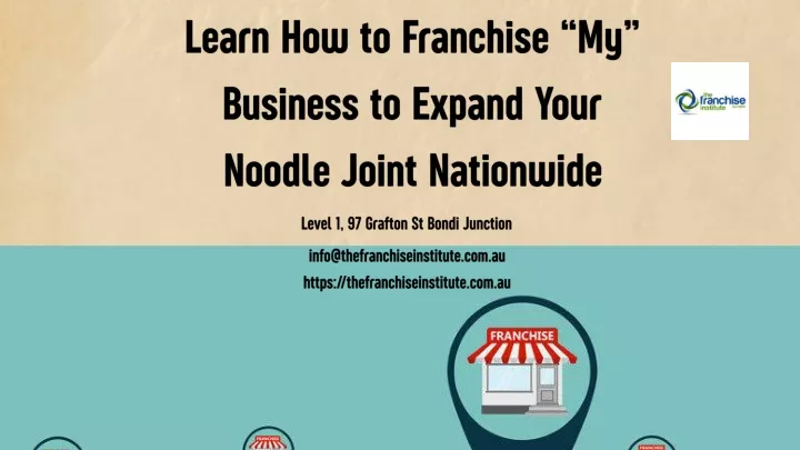 learn how to franchise my business to expand your