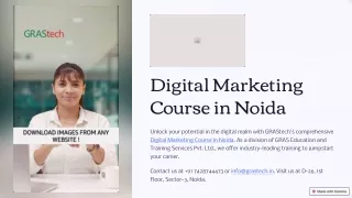 Master Digital Marketing in Noida with GRAStech – Industry-Ready Training & 100% Placement Assistance!