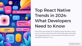 Top React Native Trends in 2024: What Developers Need to Know