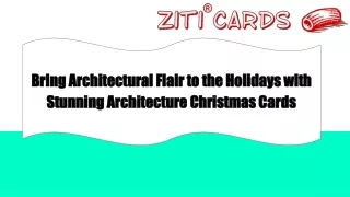 Bring Architectural Flair to the Holidays with Stunning Architecture Christmas Cards
