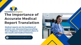 The Importance of Accurate Medical Report Translation