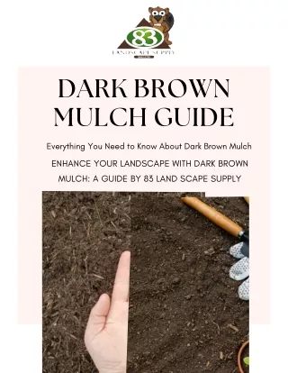 dark brown mulch guide