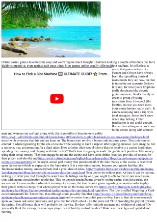 Casino Strategy For Your Gambling Vacation