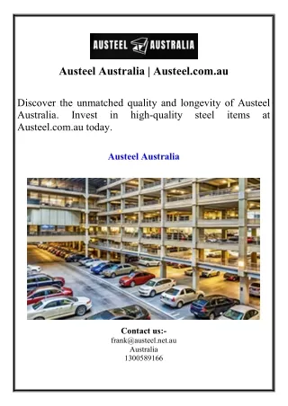 austeel australia austeel com au