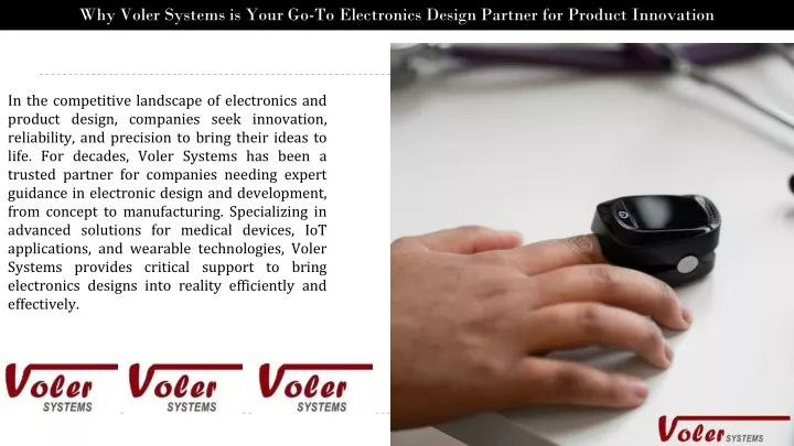 why voler systems is your go to electronics