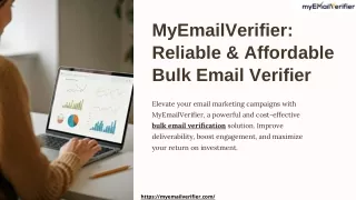 MyEmailVerifier: Reliable & Affordable Bulk Email Verifier – Elevate Campaigns f
