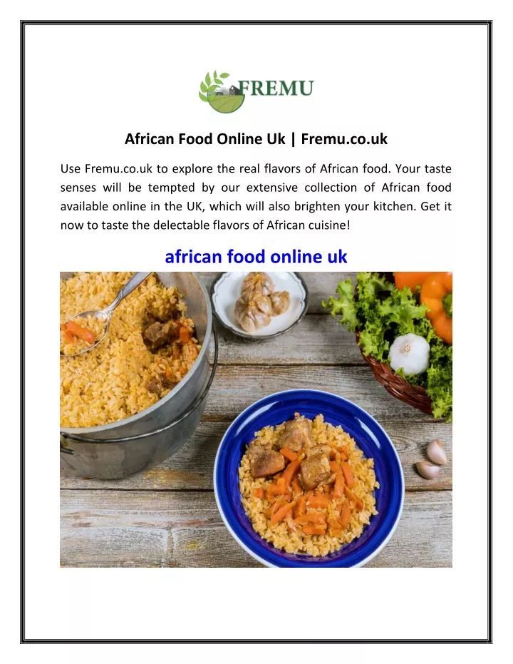 african food online uk fremu co uk