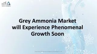 grey ammonia market will experience phenomenal growth soon