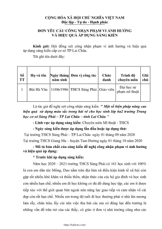 Một số biện pháp nâng cao hiệu quả sử dụng màu sắc trong bài vẽ cho học sinh lớp