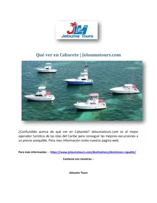 Qué ver en Cabarete