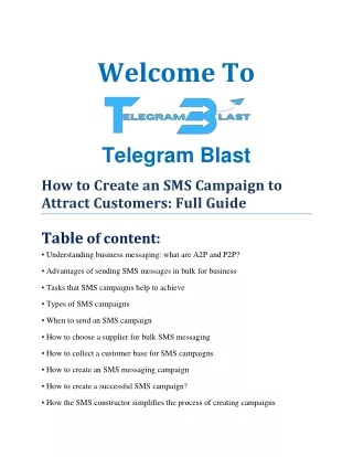 How to Create an SMS Campaign to Attract Customers Full Guide
