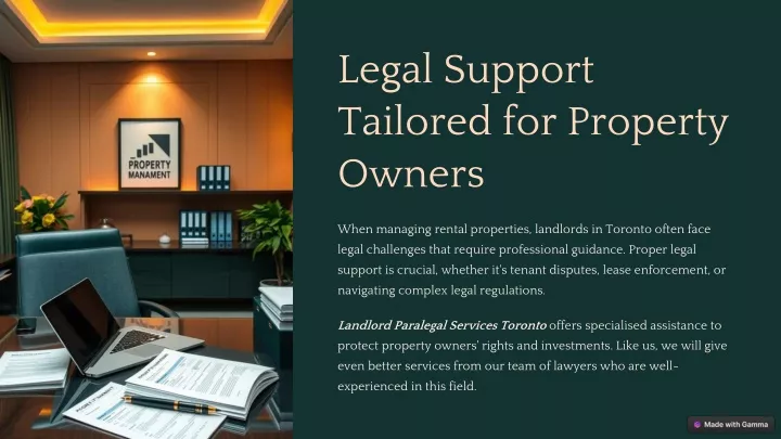 legal support tailored for property owners