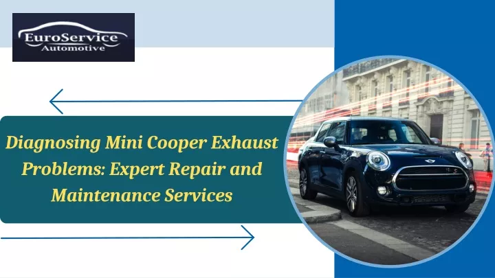 diagnosing mini cooper exhaust problems expert