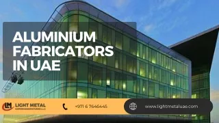 aluminium fabricators in uae