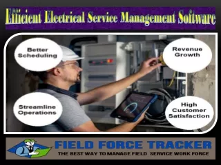 Efficient Electrical Service Management Software