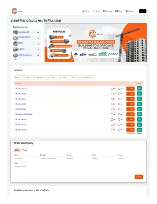 Steel Suppliers in Mumbai