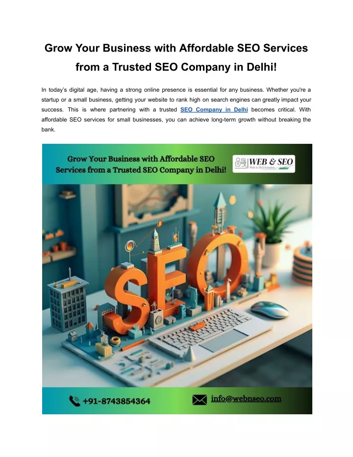 grow your business with affordable seo services