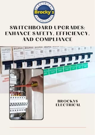 Switchboard Upgrades