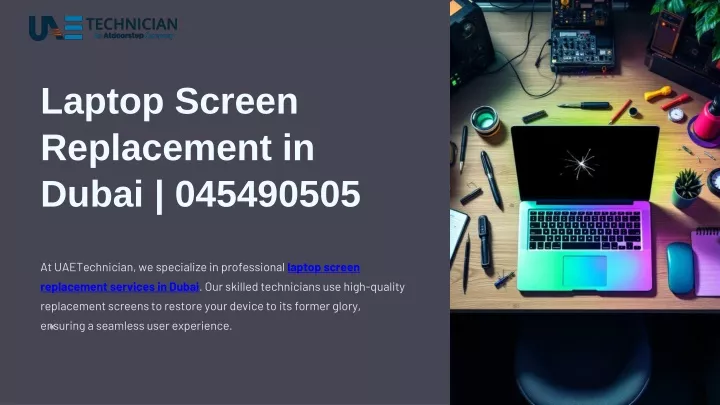 laptop screen replacement in dubai 045490505