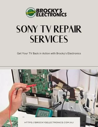 Sony TV Repair
