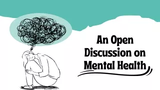 an open discussion on mental health