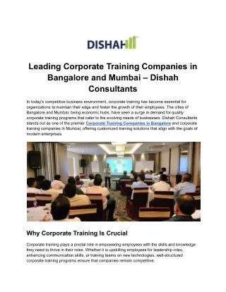 Advance Your Career with Soft Skills Training in Delhi