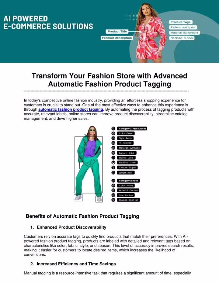 transform your fashion store with advanced