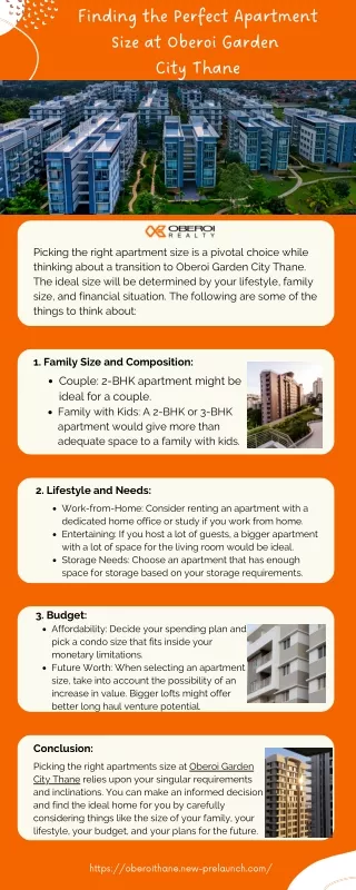 Finding the Perfect Apartment Size at Oberoi Garden City Thane