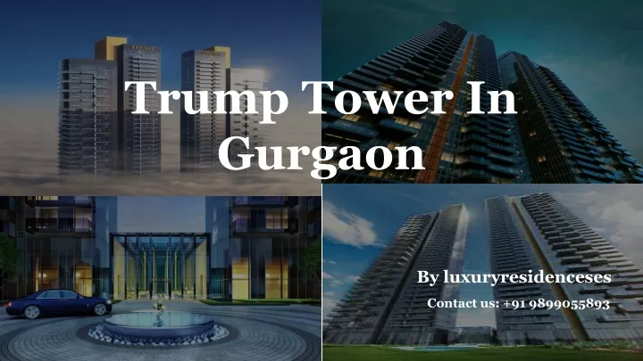 trump tower in gurgaon