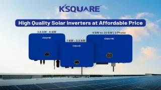 High Quality Solar Inverters at Affordable Price