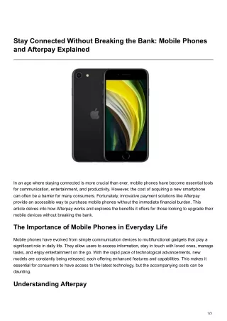 stay connected without breaking the bank mobile