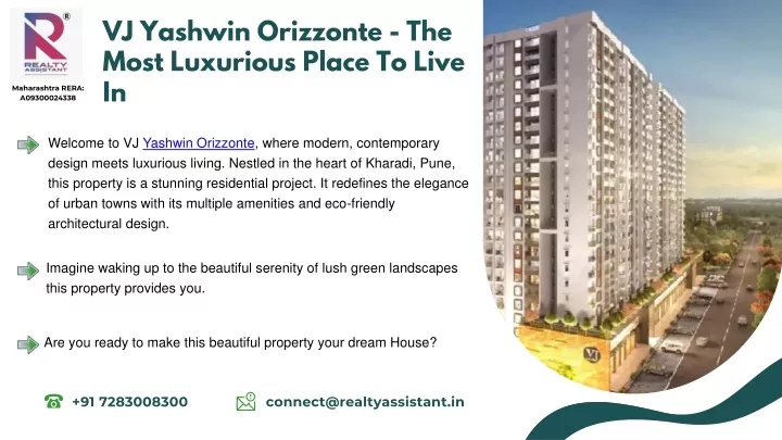 vj yashwin orizzonte the most luxurious place