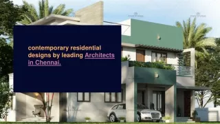 _contemporary residential designs by leading Architects in Chennai. (1)