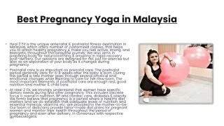 Best Pregnancy Yoga in Malaysia (1)