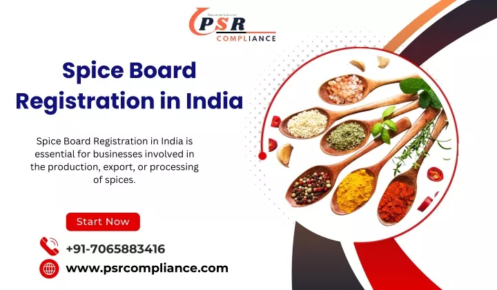 spice board registration in india