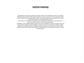 coquitlam kinesiology
