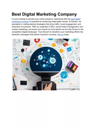 best digital marketing company