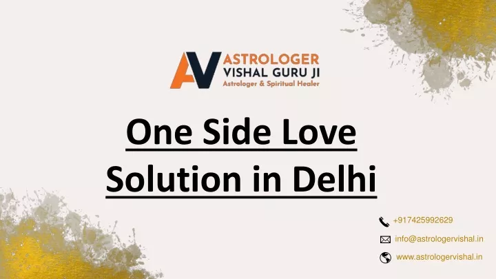 one side love solution in delhi