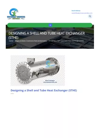 HEAT EXCHANGER MANUFACTURER AND DESIGNER