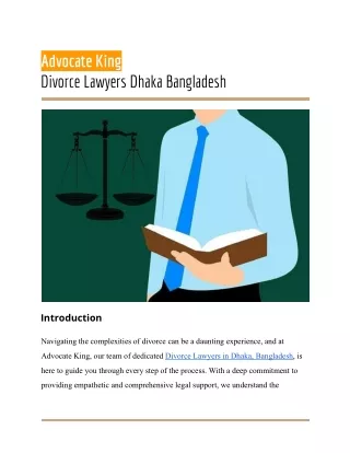 Divorce Lawyers Dhaka Bangladesh