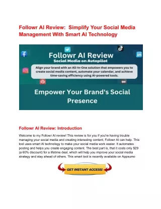 Followr AI Review