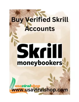 How to Buy Verified Skrill Account in 3 Easy Steps