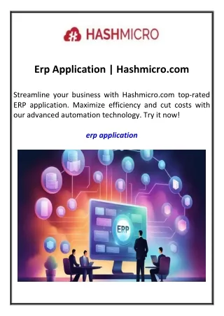 erp application hashmicro com