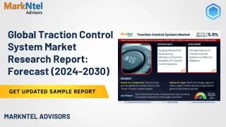 Traction Control System Market Size, Trend, & Share Report [2030]