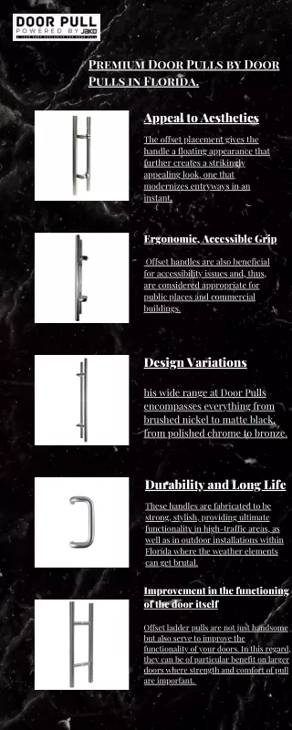 premium door pulls by door pulls in florida